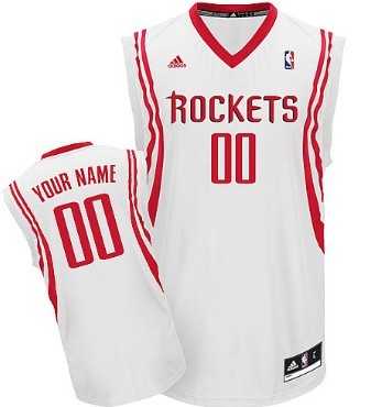 Men & Youth Customized Houston Rockets White Jersey->customized nba jersey->Custom Jersey